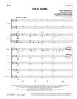 He Is Risen - Full Score