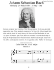 Johann Sebastian Bach For Begginer Pianist