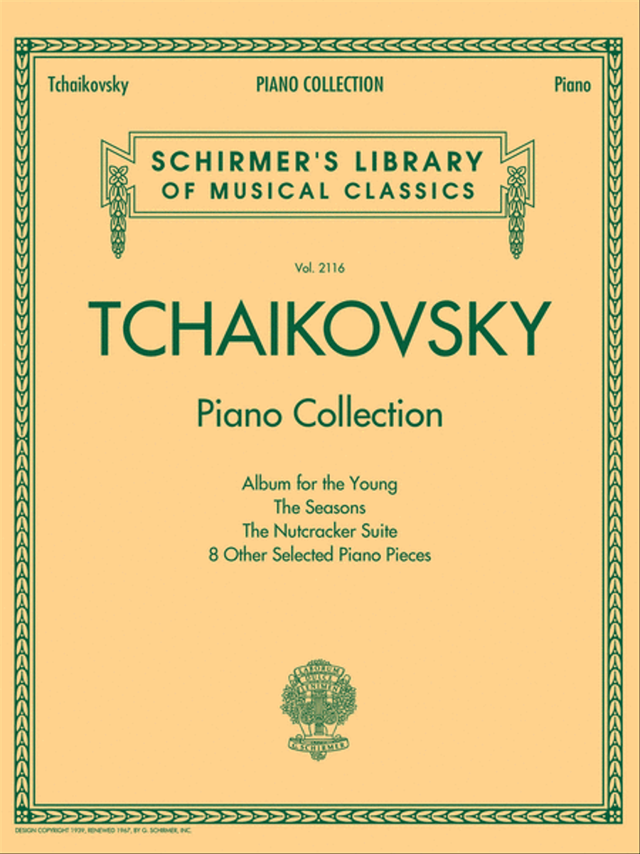 Tchaikovsky Piano Collection Piano Solo scores gallery preview page 1