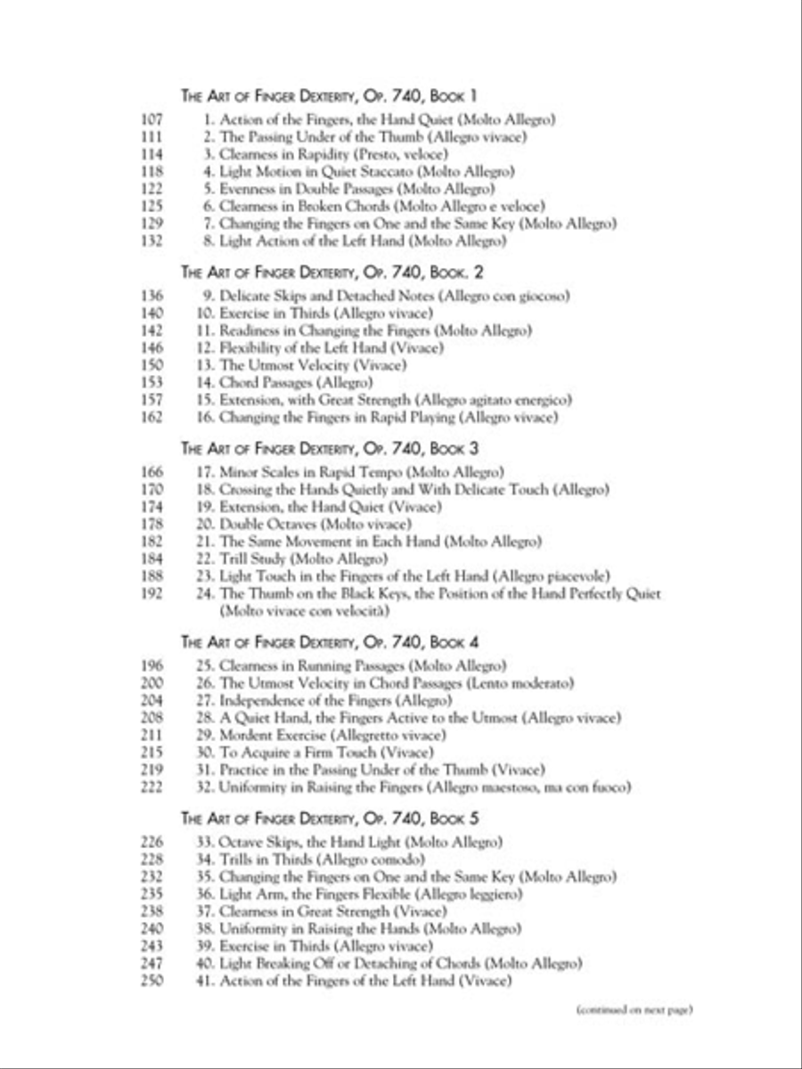 Czerny: Collected Studies – Op. 299, Op. 740, Op. 849 Piano Method scores gallery preview page 3