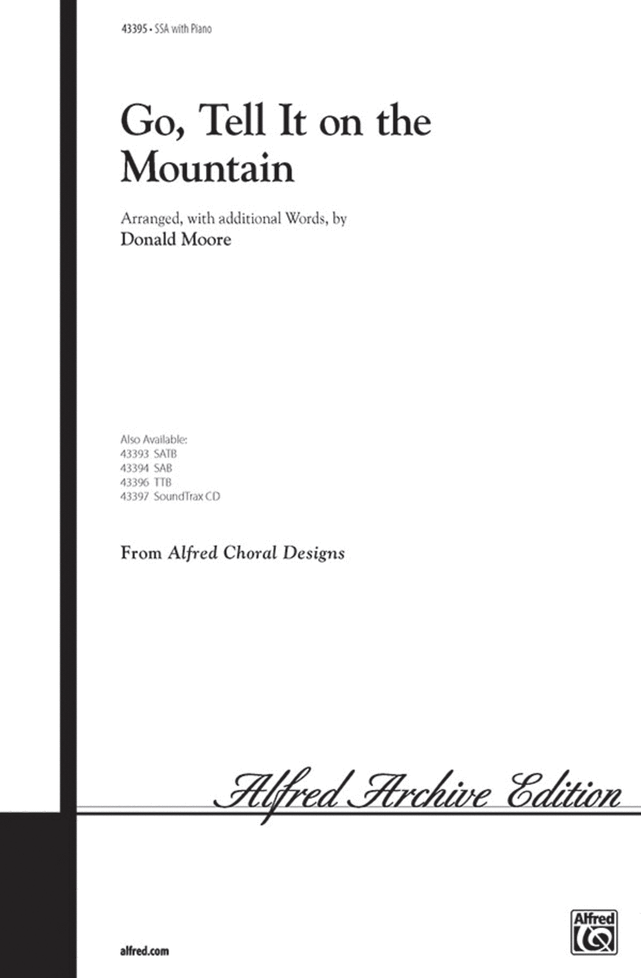 Go, Tell It on the Mountain Women's Choir scores gallery preview page 1