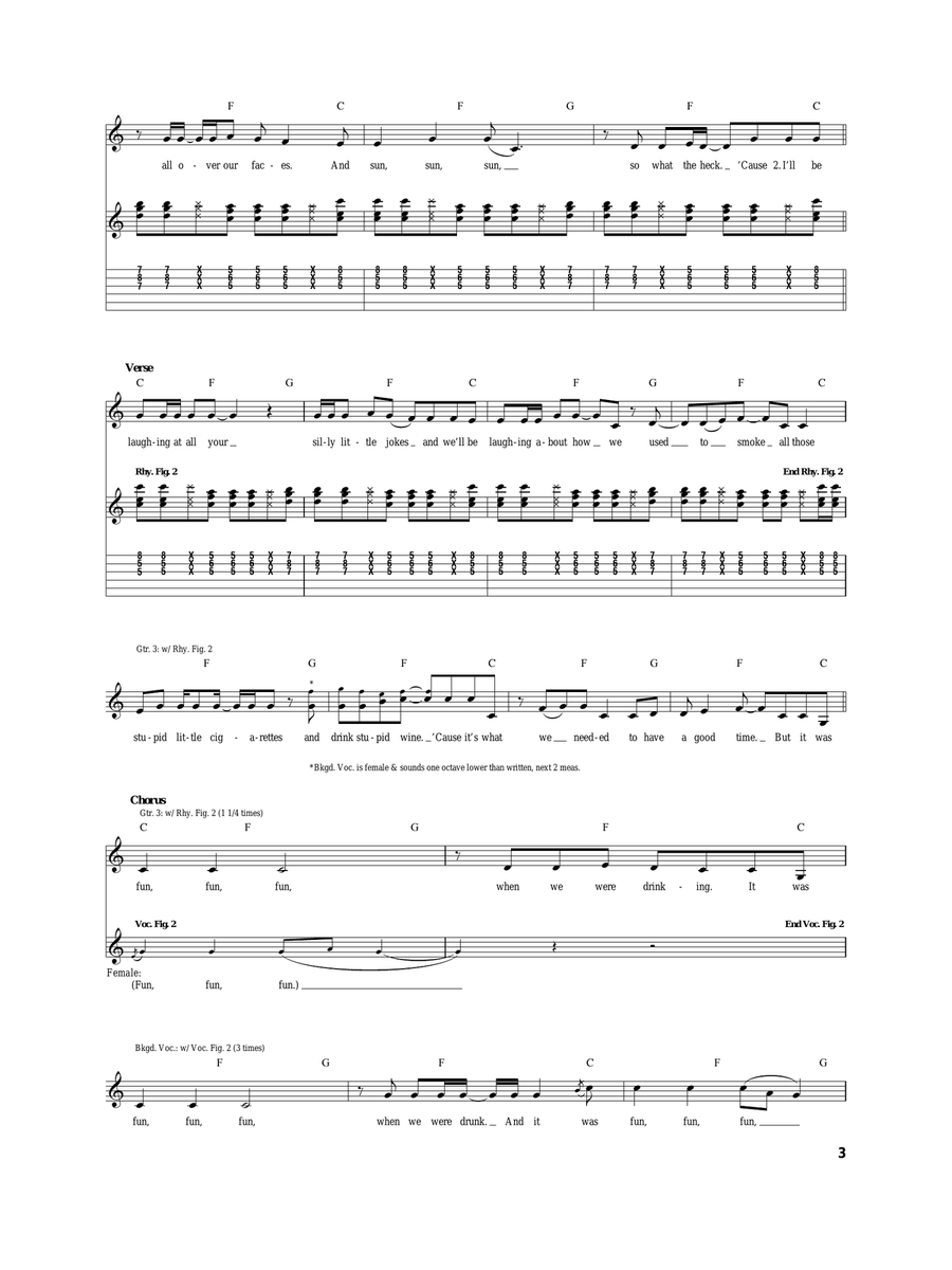 5 Years Time 5 Years Time Acoustic Guitar scores gallery preview page 3