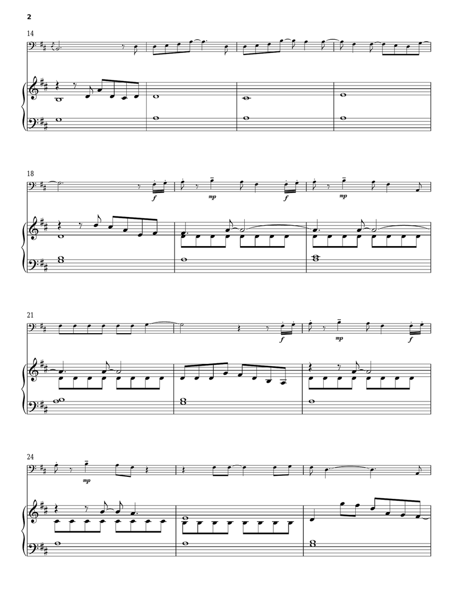 Because Of You Because Of You Piano Solo scores gallery preview page 2