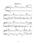 Ballade No. 1