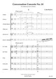Conversation Concerto No.10 - for double bass and orchestra [score only]