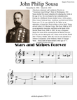 JOhn Philip Sousa For Begginer Pianist