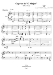 Caprice in C Major. HN.1 No.2
