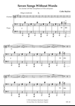 Seven Songs Without Words - for clarinet [or saxophone] and piano
