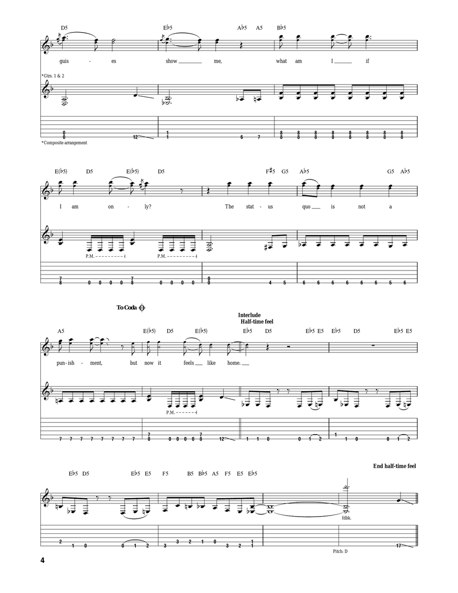 Nomadic Nomadic Electric Guitar scores gallery preview page 4