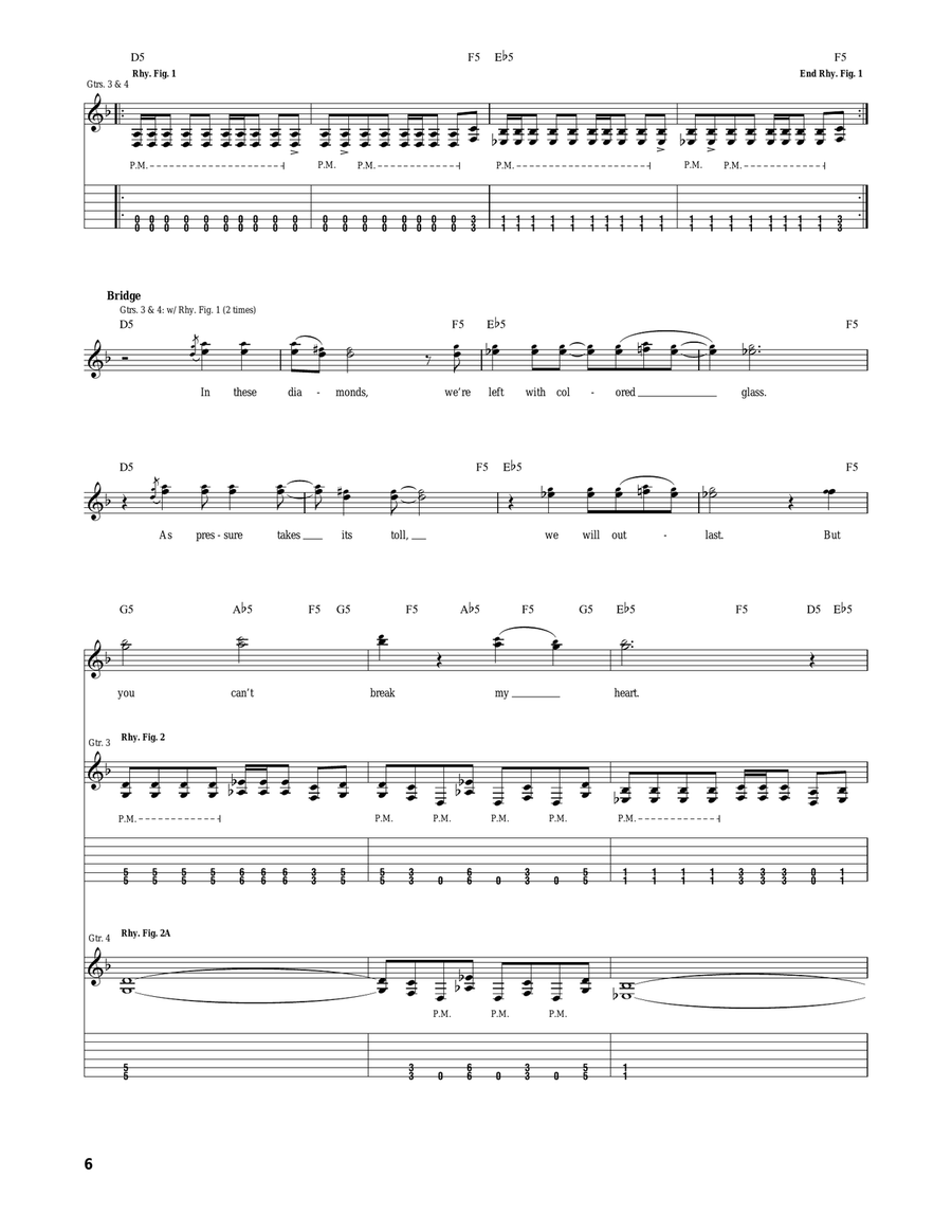 If Rain Is What You Want If Rain Is What You Want Electric Guitar scores gallery preview page 6