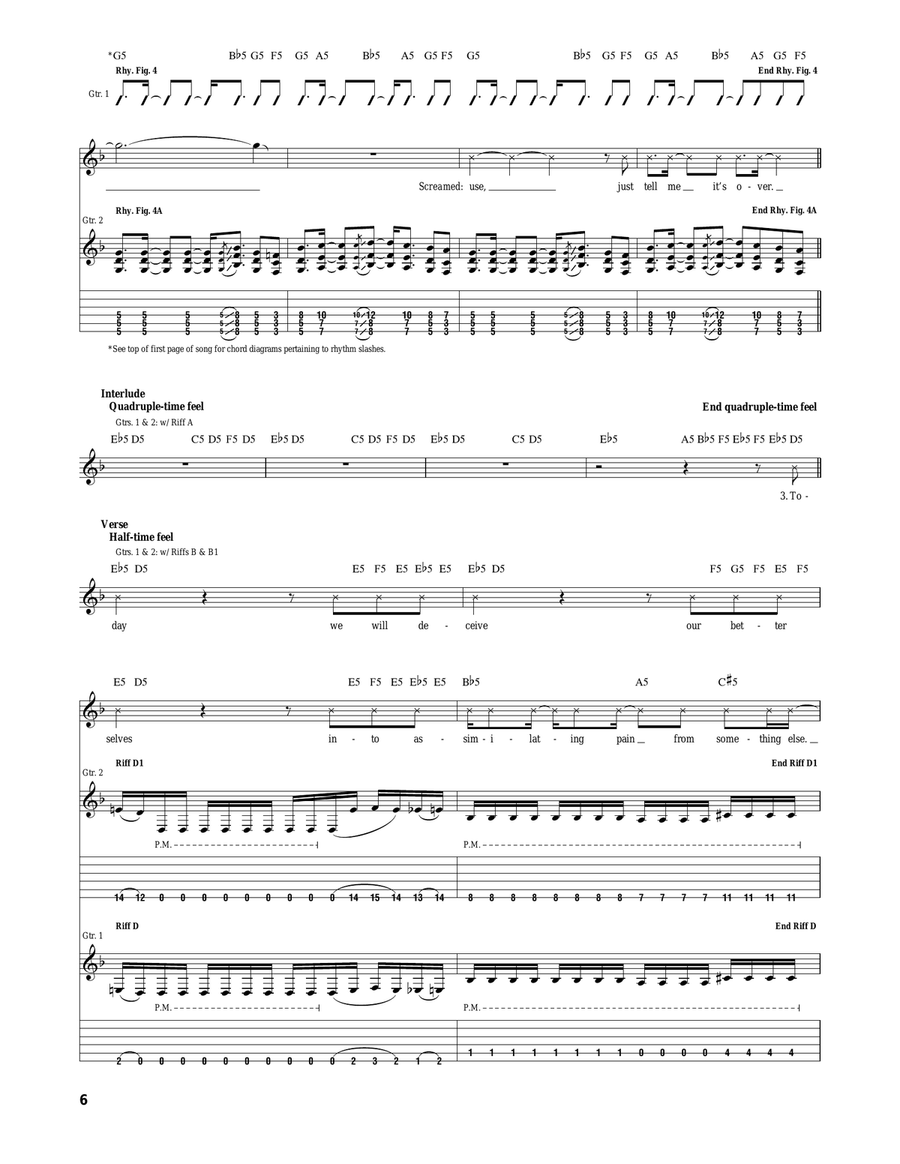 AOV AOV Electric Guitar scores gallery preview page 6