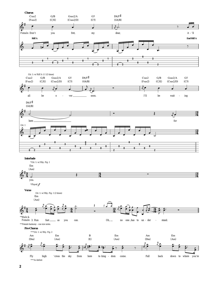 Kingdom Come Kingdom Come Acoustic Guitar scores gallery preview page 2