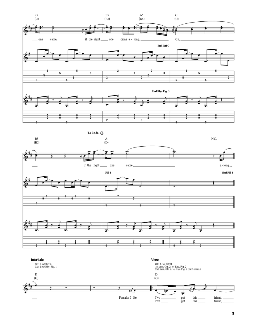 I've Got This Friend I've Got This Friend Acoustic Guitar scores gallery preview page 3