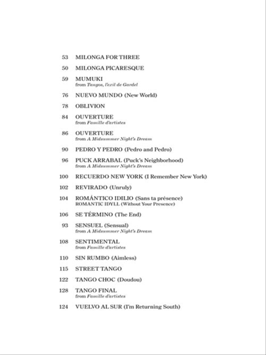 40 Piazzolla Tangos for Piano Piano Solo scores gallery preview page 4