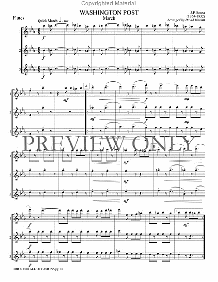 Trios for All Occasions Trios for All Occasions Small Ensemble scores gallery preview page 12