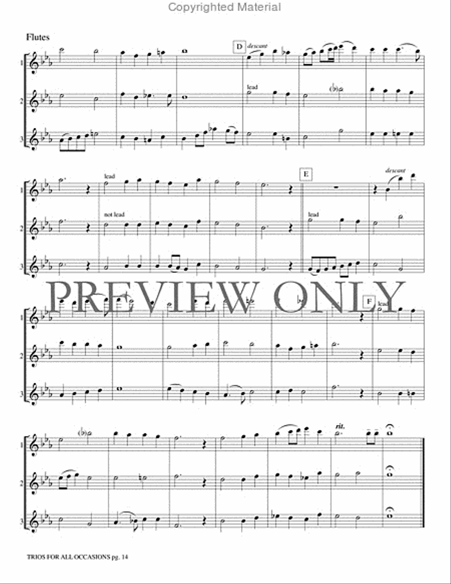 Trios for All Occasions Trios for All Occasions Small Ensemble scores gallery preview page 15