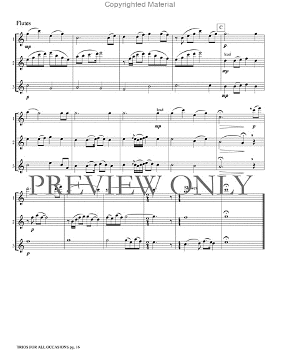 Trios for All Occasions Trios for All Occasions Small Ensemble scores gallery preview page 17