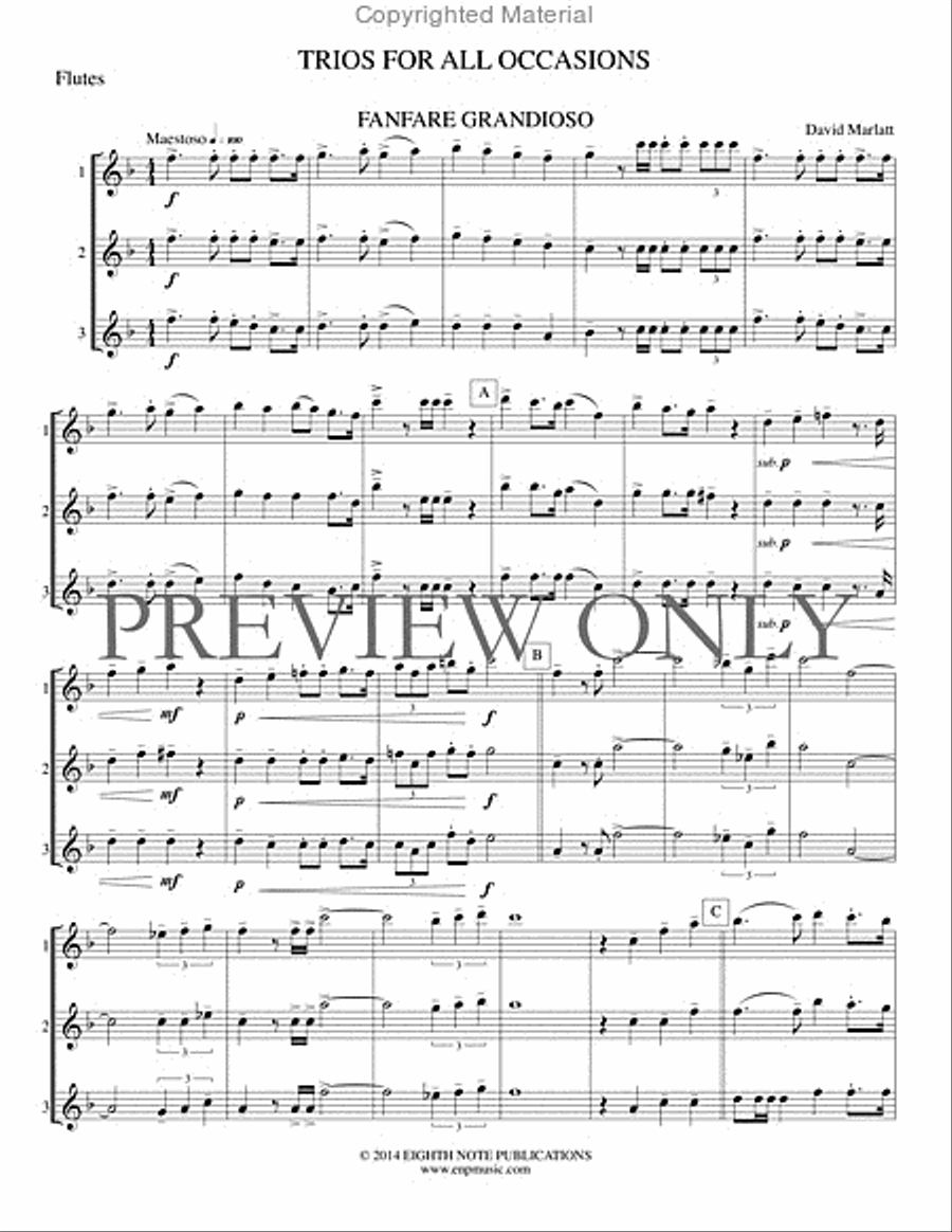 Trios for All Occasions Trios for All Occasions Small Ensemble scores gallery preview page 2