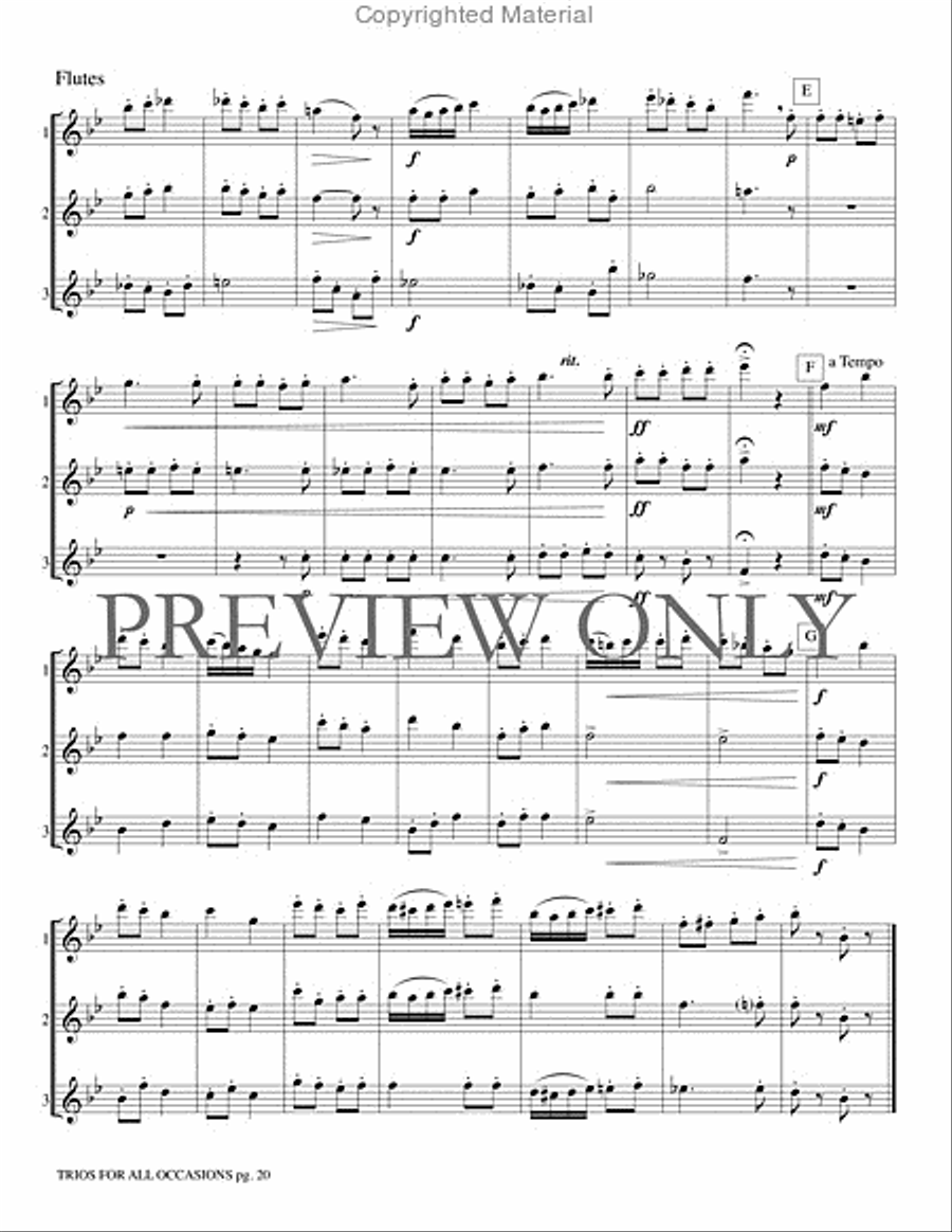 Trios for All Occasions Trios for All Occasions Small Ensemble scores gallery preview page 21