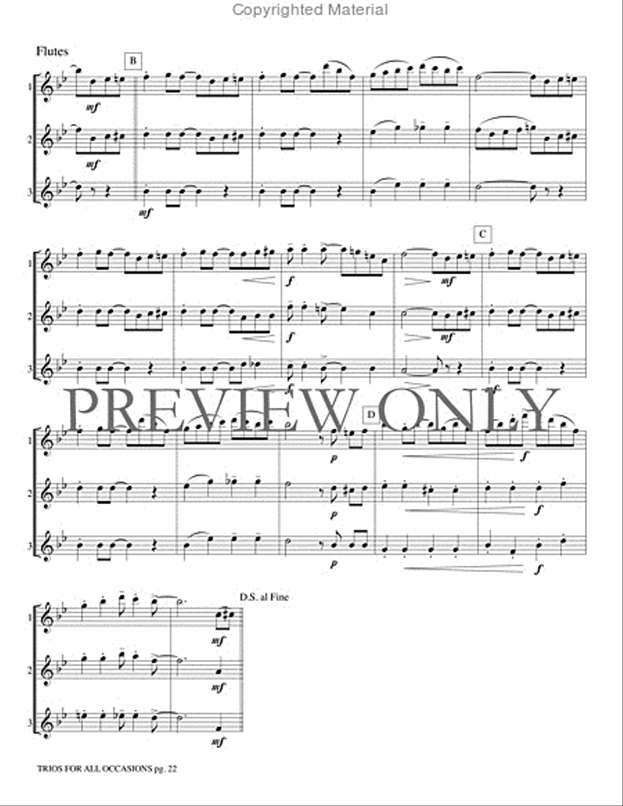Trios for All Occasions Trios for All Occasions Small Ensemble scores gallery preview page 23