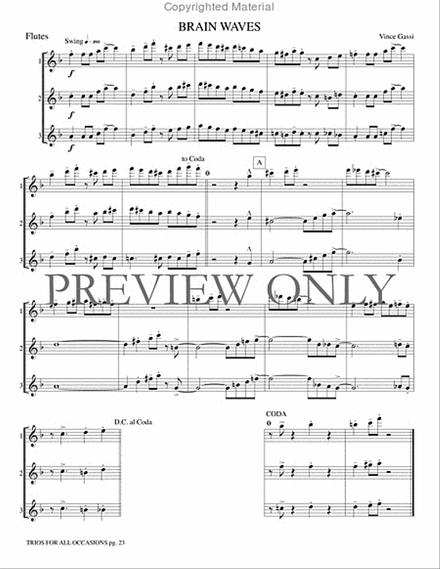 Trios for All Occasions Trios for All Occasions Small Ensemble scores gallery preview page 24