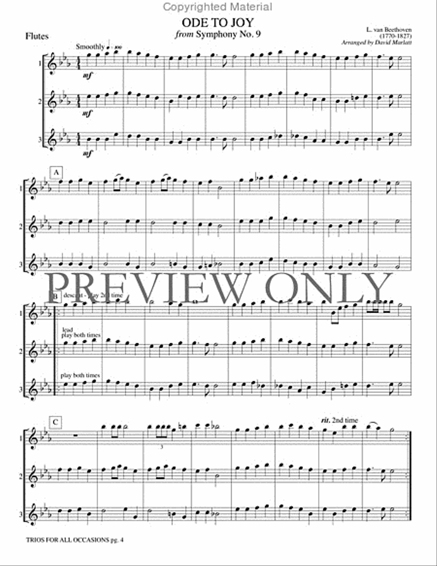 Trios for All Occasions Trios for All Occasions Small Ensemble scores gallery preview page 5