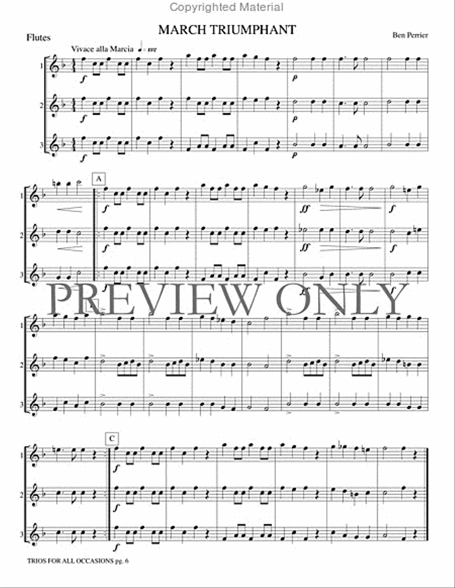 Trios for All Occasions Trios for All Occasions Small Ensemble scores gallery preview page 7