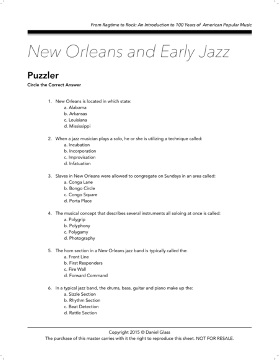 From Ragtime to Rock From Ragtime to Rock Snare Drum scores gallery preview page 6