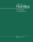 32 Praeludia zu geistlichen Liedern fur zwei Claviere und Pedal. Homilius-Werkausgabe