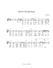 And To You Be Peace