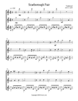 Scarborough Fair (Guitar Trio) - Score and Parts