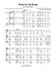 Home On The Range - for three-part choir