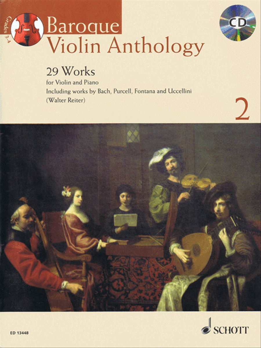 Baroque Violin Anthology – Volume 2 Violin Solo scores gallery preview page 1