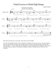 Triad Exercise to Develop Trumpet High Range