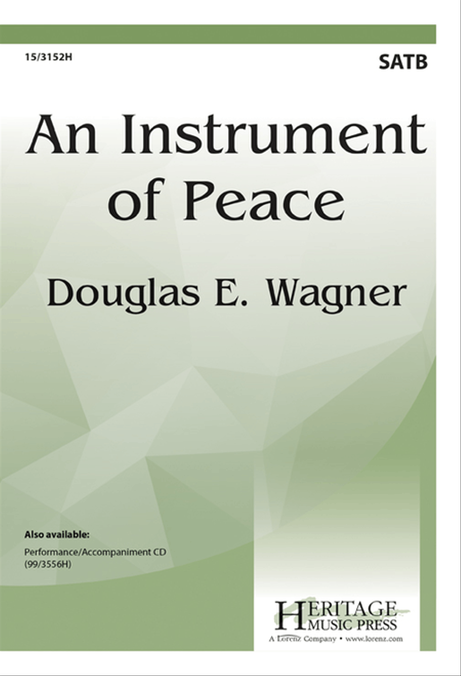 An Instrument of Peace 4-Part scores gallery preview page 1