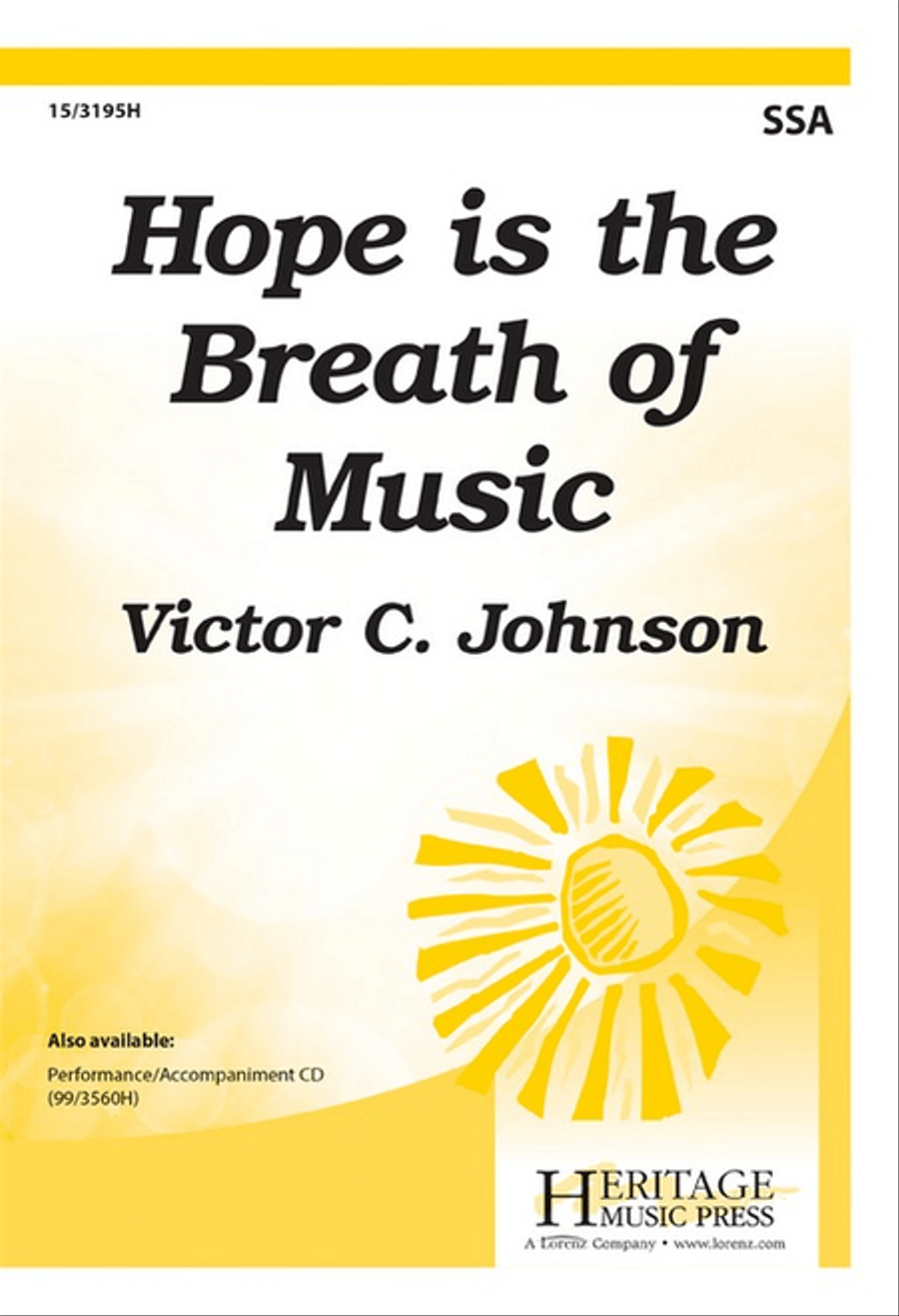 Hope is the Breath of Music SSA scores gallery preview page 1