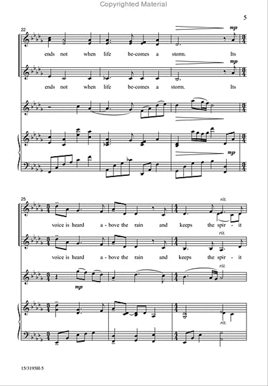 Hope is the Breath of Music SSA scores gallery preview page 5