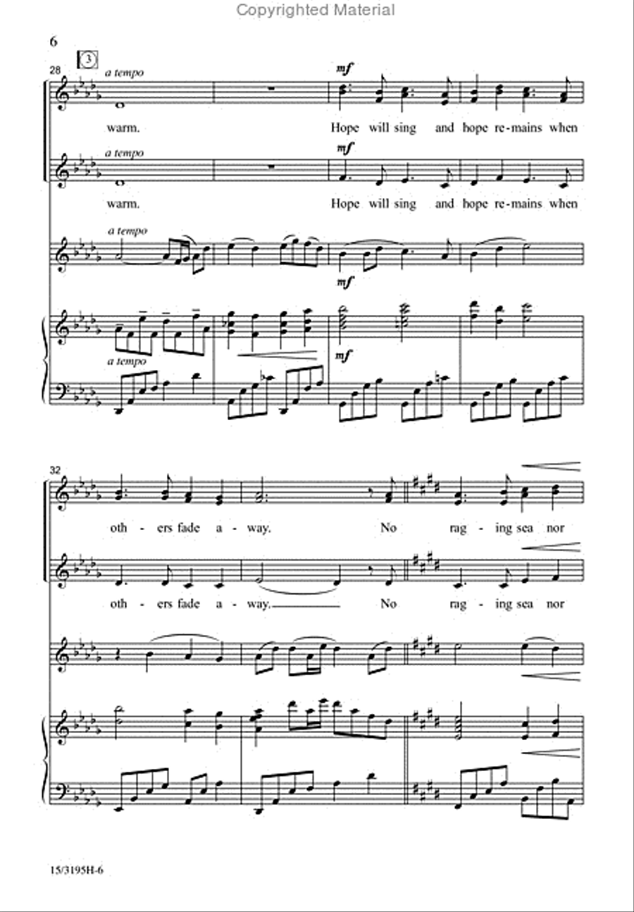 Hope is the Breath of Music SSA scores gallery preview page 6