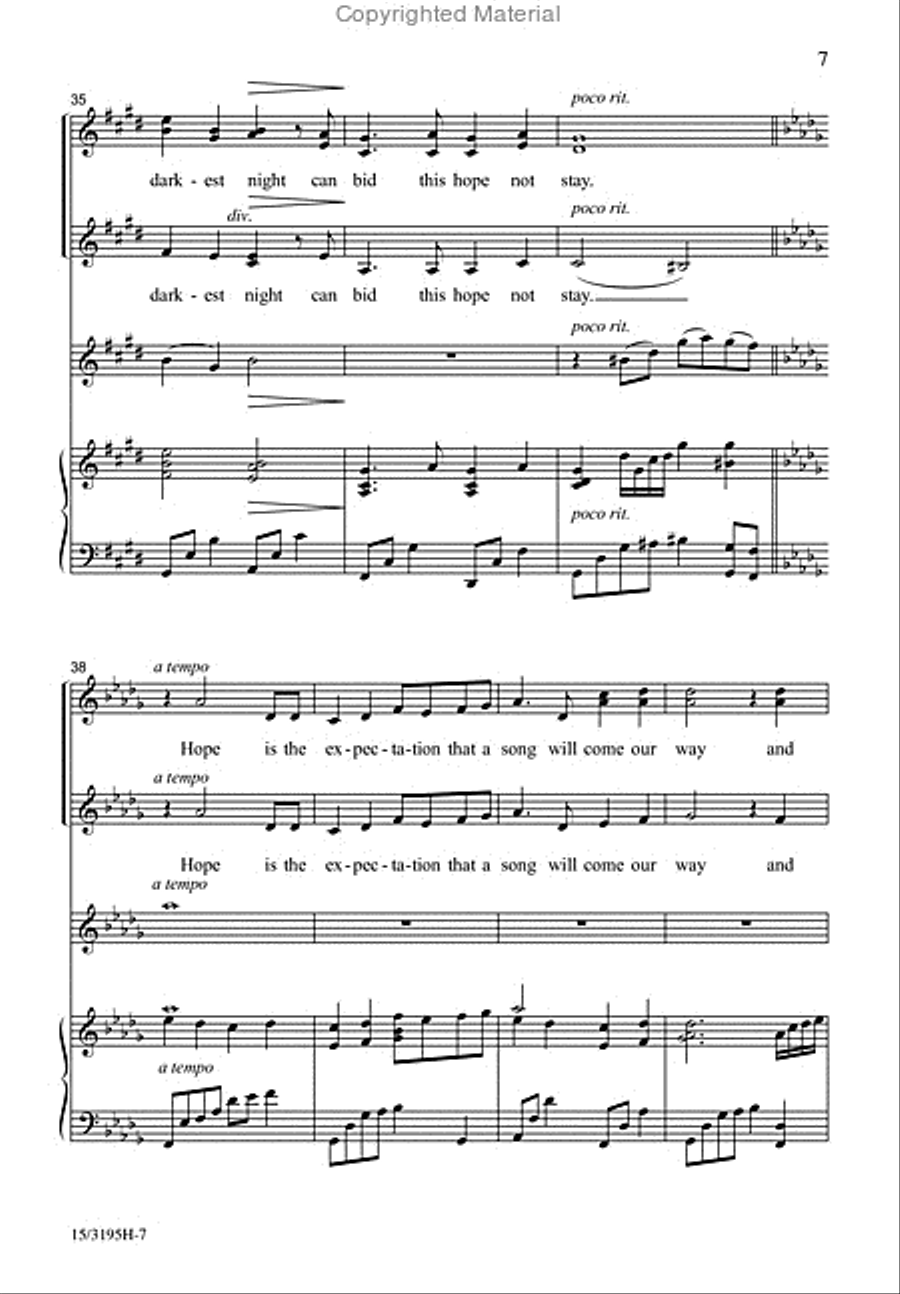 Hope is the Breath of Music SSA scores gallery preview page 7