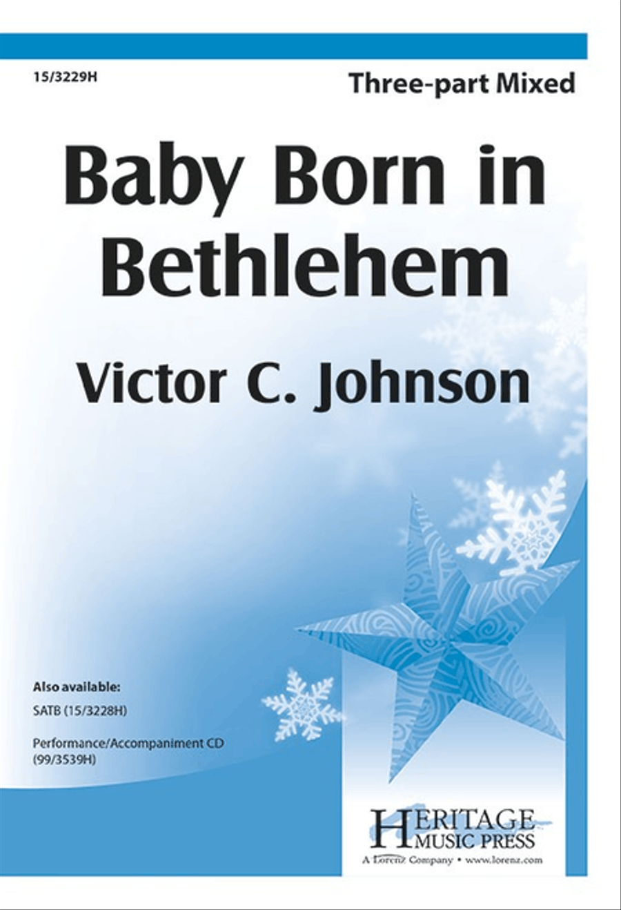 Baby Born in Bethlehem Baby Born in Bethlehem 3-Part scores gallery preview page 1