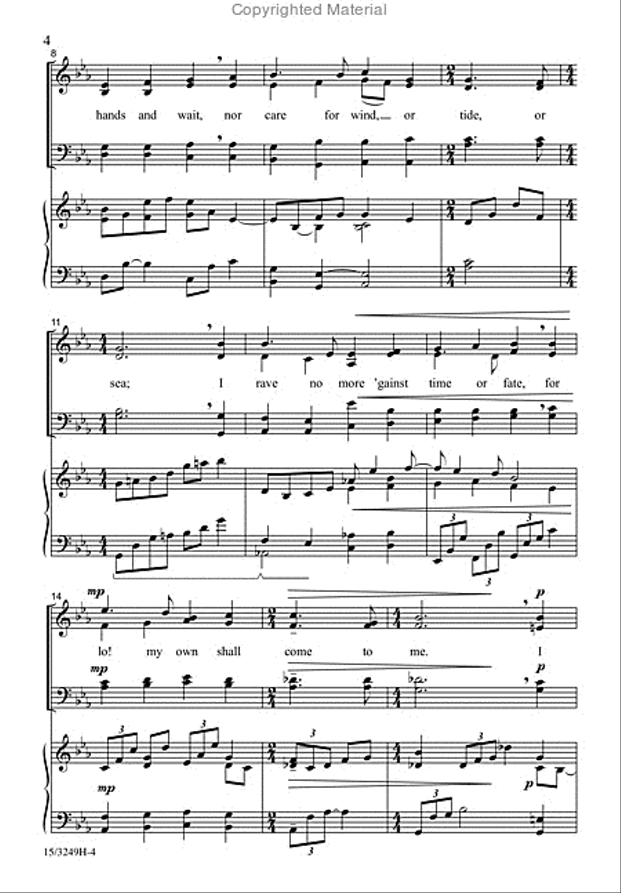 Waiting Waiting 4-Part scores gallery preview page 3