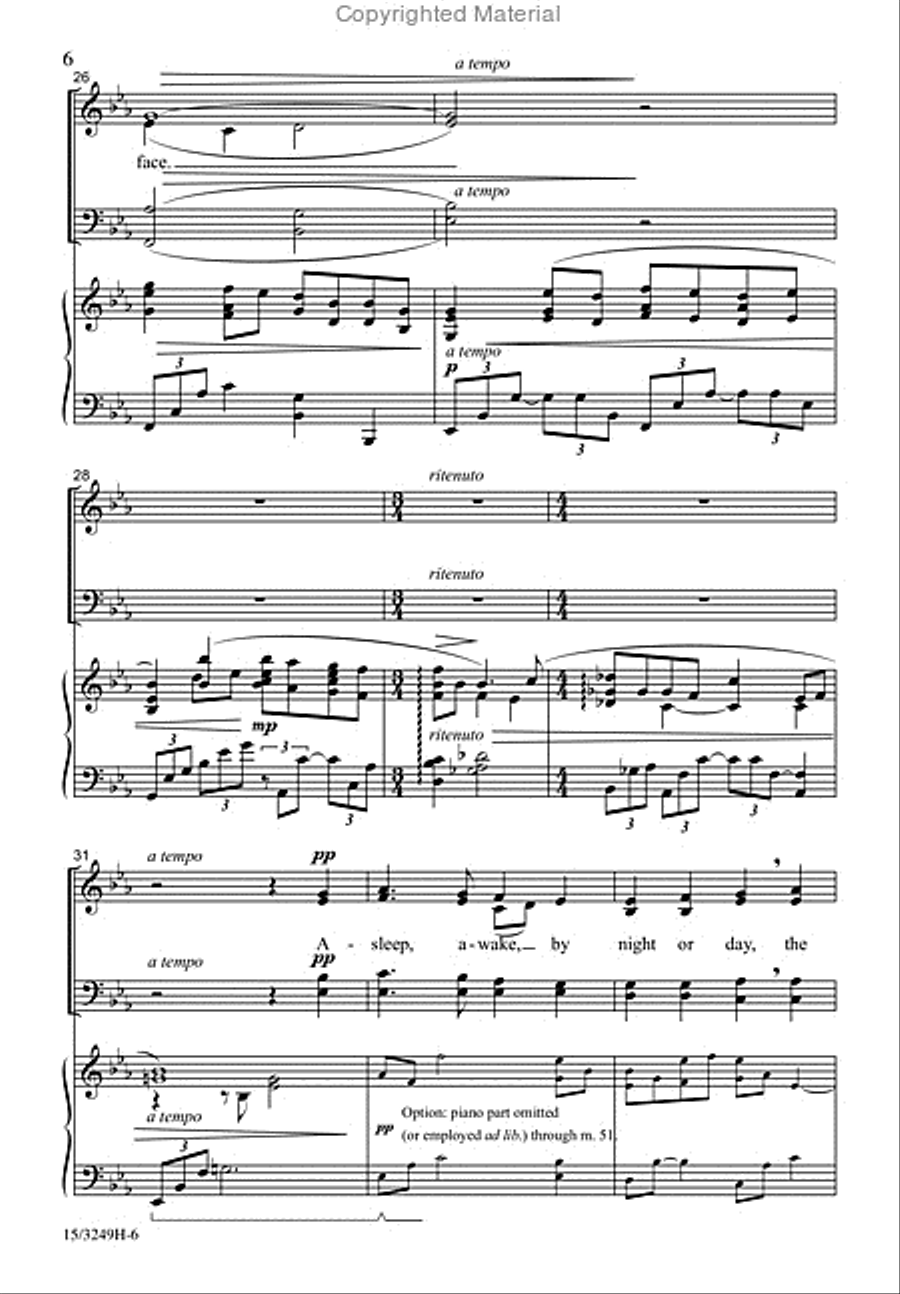 Waiting Waiting 4-Part scores gallery preview page 5
