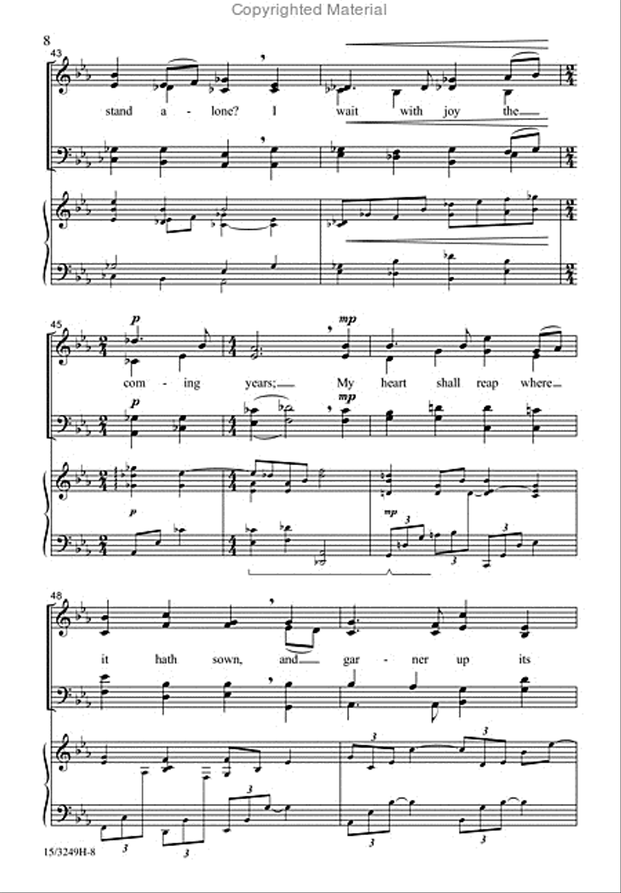 Waiting Waiting 4-Part scores gallery preview page 7
