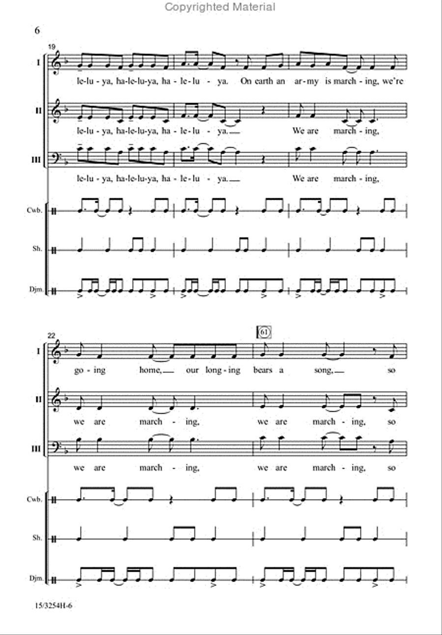 Singabahambayo Singabahambayo 3-Part scores gallery preview page 5