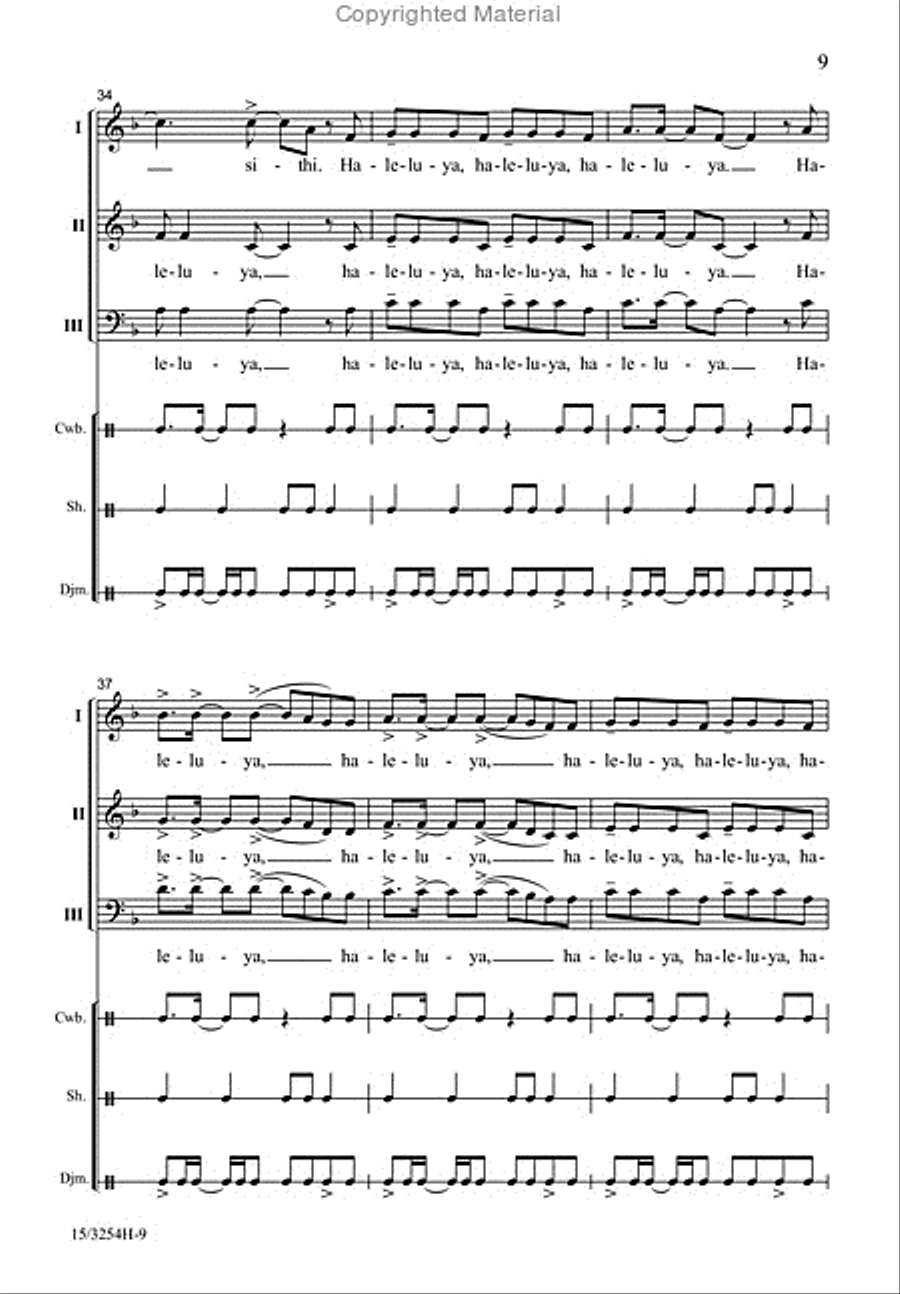 Singabahambayo Singabahambayo 3-Part scores gallery preview page 8