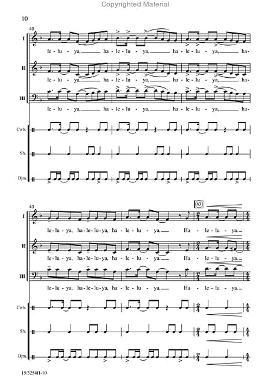 Singabahambayo Singabahambayo 3-Part scores gallery preview page 9