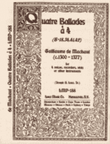 Quatre Ballades a 4 (B-18,34,41,42)