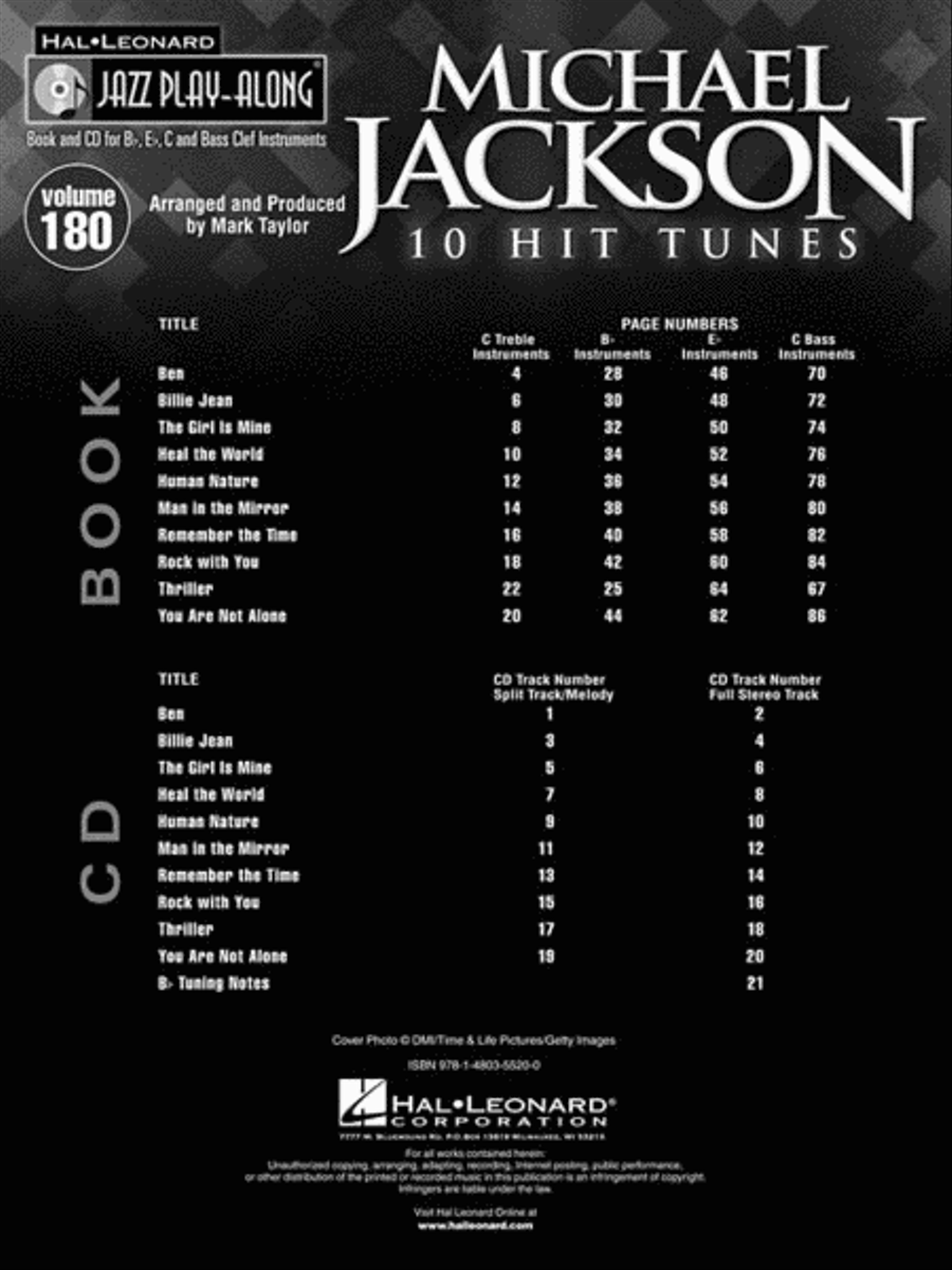 Michael Jackson C Instrument scores gallery preview page 3