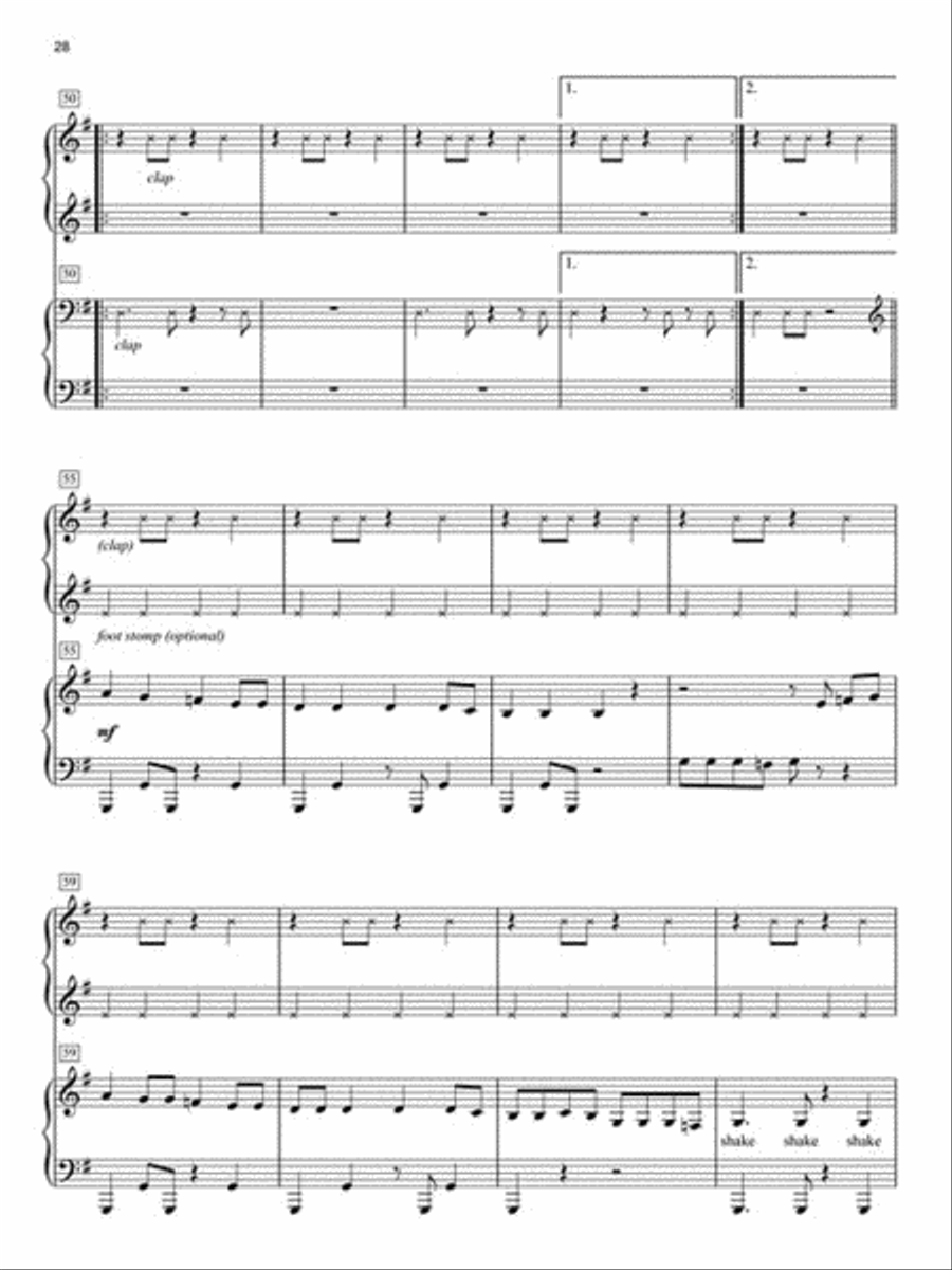 Taylor Swift for Piano Duet 1 Piano, 4-Hands scores gallery preview page 6