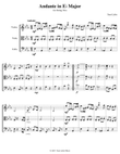 Andante in Eb Major for String Trio